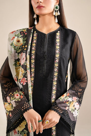 BAROQUE  | EMBROIDERED CHIFFON UF-615