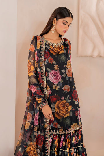 BAROQUE  | EMBROIDERED CHIFFON UF-707