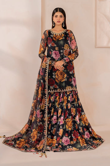 BAROQUE  | EMBROIDERED CHIFFON UF-707