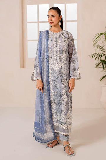 BAROQUE  | EMBROIDERED PRINTED LAWN UF-715