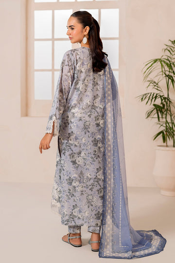 BAROQUE  | EMBROIDERED PRINTED LAWN UF-715