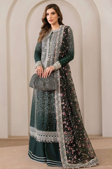 JAZMIN | WEDDING FORMALS | EMBROIDERED RAW SILK UR-7014