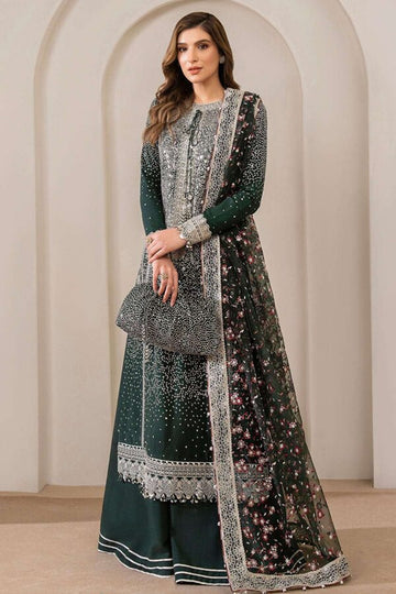 JAZMIN | WEDDING FORMALS | EMBROIDERED RAW SILK UR-7014