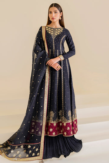 JAZMIN | FORMALS | EMBROIDERED RAW SILK UR-7019