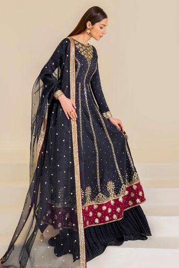 JAZMIN | FORMALS | EMBROIDERED RAW SILK UR-7019