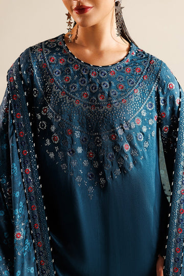 JAZMIN | FORMALS | EMBROIDERED RAW SILK UR-7062