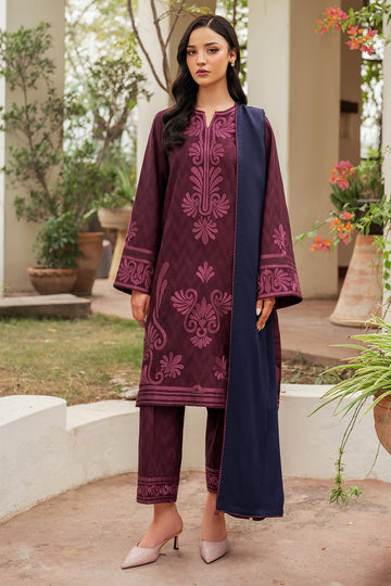 JAZMIN | WINTER | EMBROIDERED JACQUARD KHADDAR UW-0115