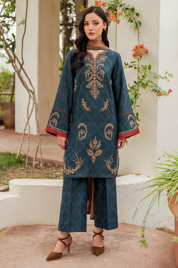 JAZMIN | WINTER | EMBROIDERED JACQUARD KHADDAR UW-0116