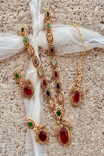 KOH-E-GEM | JEWELLERY | URBAN GLOW NECKLACE SET – MULTI