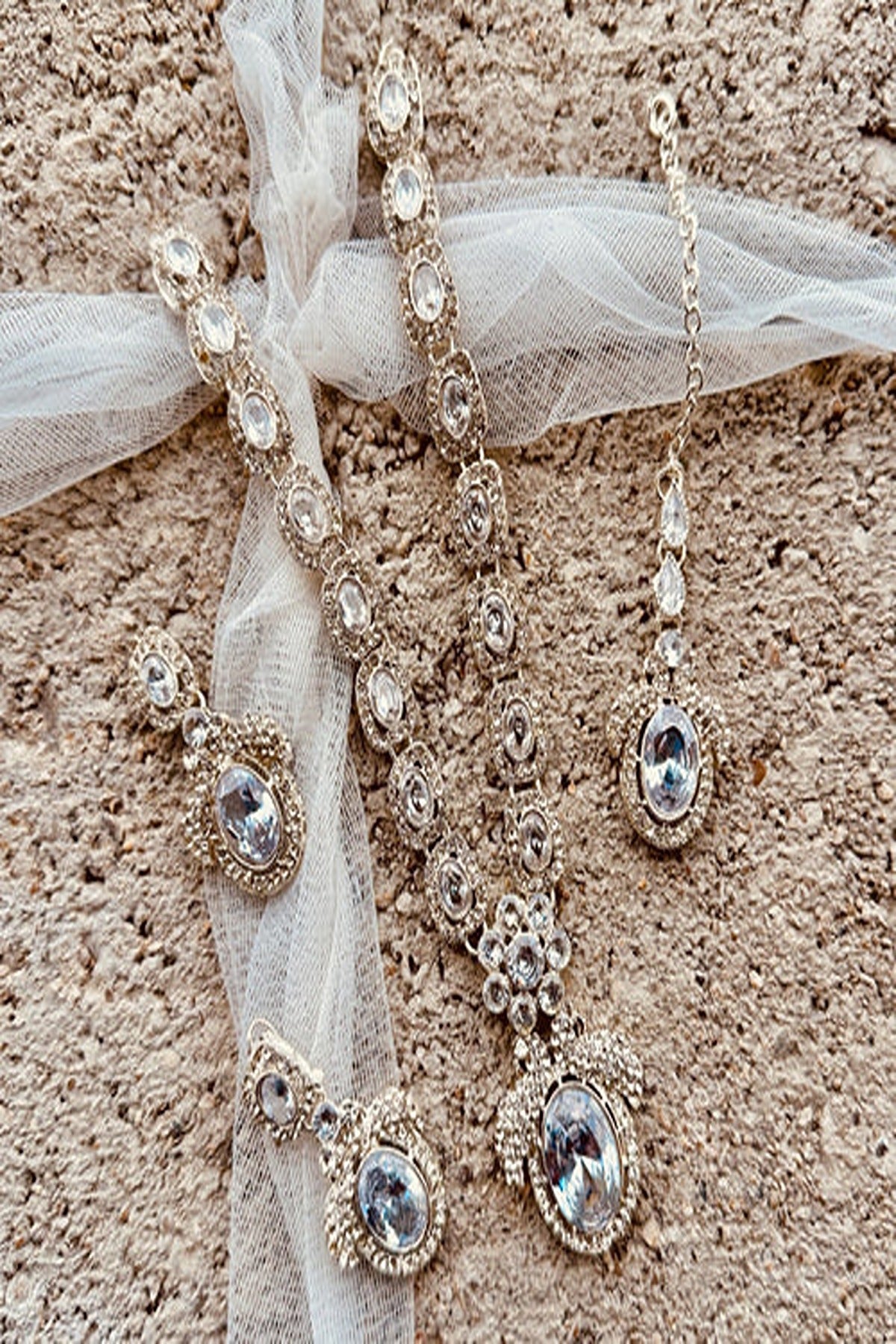 KOH-E-GEM | JEWELLERY | URBAN GLOW NECKLACE SET – SILVER