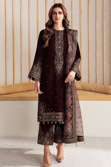 JAZMIN | EMBROIDERED VELVET FORMAL | VF-2012