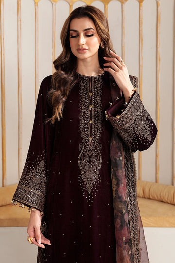 JAZMIN | EMBROIDERED VELVET FORMAL | VF-2012