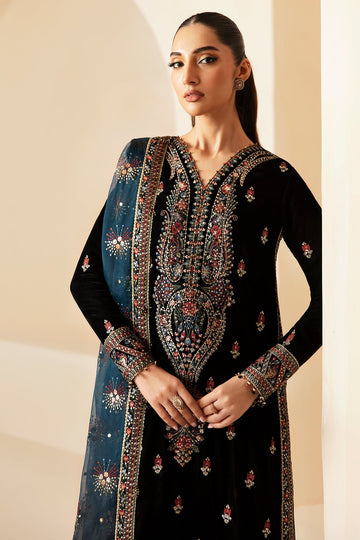 JAZMIN | EMBROIDERED VELVET FORMAL | VF-2028