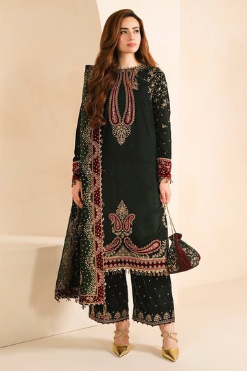 JAZMIN | EMBROIDERED VELVET FORMAL | VF-2034