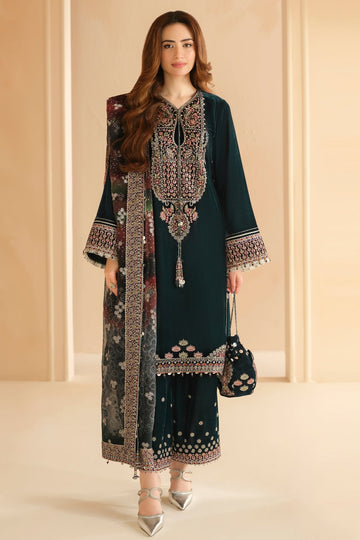 JAZMIN | EMBROIDERED VELVET FORMAL | VF-2039