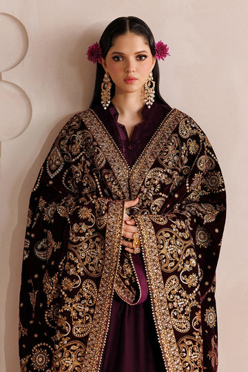 BAROQUE | SHAWLS | EMBROIDERED VELVET SHAWL VS-66