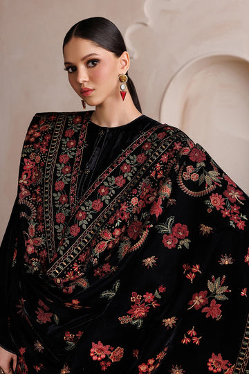 BAROQUE | SHAWLS | EMBROIDERED VELVET SHAWL VS-67