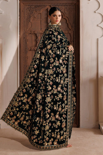 BAROQUE | SHAWLS | EMBROIDERED VELVET SHAWL VS-68