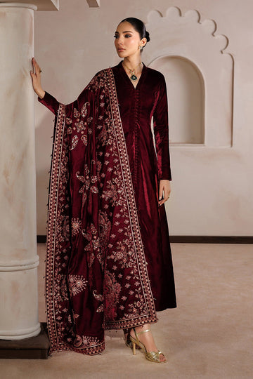 BAROQUE | SHAWLS | EMBROIDERED VELVET SHAWL VS-69