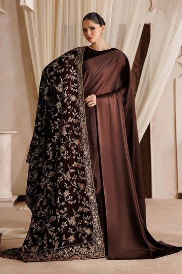 BAROQUE | SHAWLS | EMBROIDERED VELVET SHAWL VS-72