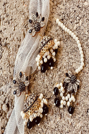 KOH-E-GEM | JEWELLERY | VINTAGE AURA CHOKER - BLACK