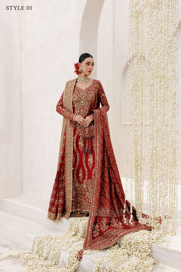 AIK | WEDDING FESTIVE ’25 VOL. 2 - LOOK 01 | STYLE 01 | LONG SHIRT WITH FARSHI GHARARA