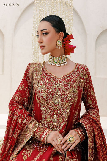AIK | WEDDING FESTIVE ’25 VOL. 2 - LOOK 01 | STYLE 01 | LONG SHIRT WITH FARSHI GHARARA