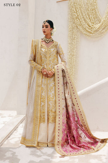 AIK | WEDDING FESTIVE ’25 VOL. 2 - LOOK 03 | STYLE 02 | LONG SHIRT WITH SHARARA
