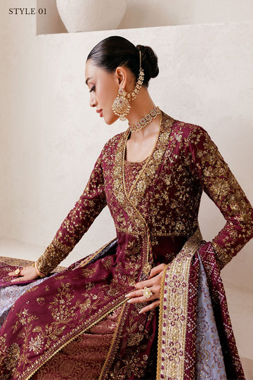 AIK | WEDDING FESTIVE ’25 VOL. 2 - LOOK 04 | STYLE 01 | ANGRAKHA WITH GHARARA
