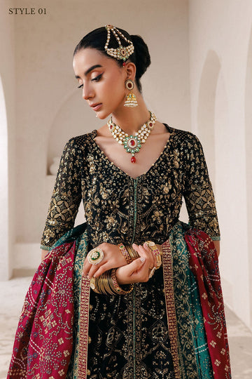 AIK | WEDDING FESTIVE ’25 VOL. 2 - LOOK 05 | STYLE 01 | KALIDAR OPEN FRONT WITH SHARARA