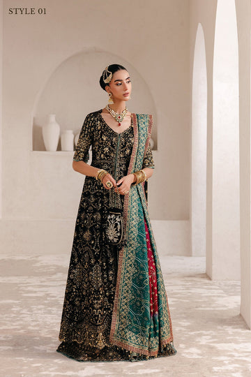 AIK | WEDDING FESTIVE ’25 VOL. 2 - LOOK 05 | STYLE 01 | KALIDAR OPEN FRONT WITH SHARARA