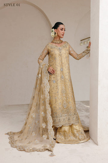 AIK | WEDDING FESTIVE ’25 VOL. 2 - LOOK 06 | STYLE 01 | LONG SHIRT WITH FARSHI GHARARA