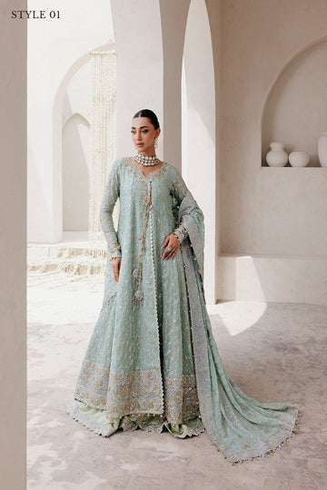 AIK | WEDDING FESTIVE ’25 VOL. 2 - LOOK 08 | STYLE 01 | ANGRAKHA WITH SKIRT