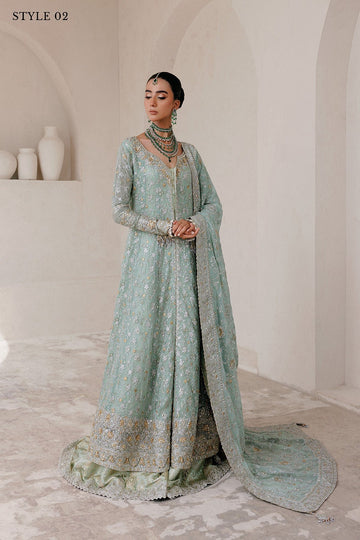 AIK | WEDDING FESTIVE ’25 VOL. 2 - LOOK 08 | STYLE 02 | KALIDAR OPEN FRONT WITH FARSHI GHARARA