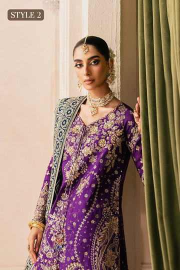 AIK | WEDDING FESTIVE ’26 VOL. 1 - LOOK 01 | STYLE 02 | LONG SHIRT WITH CRUSHED SHARARA
