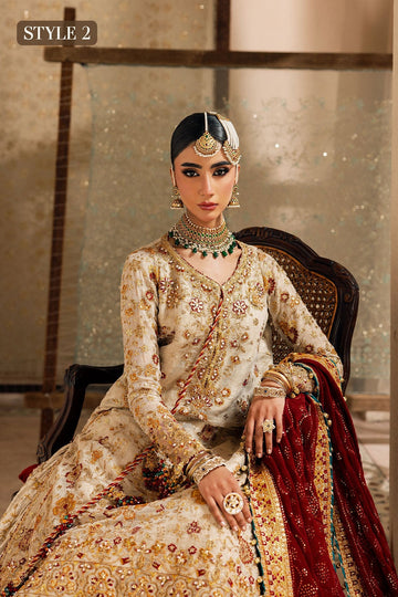 AIK | WEDDING FESTIVE ’26 VOL. 1 - LOOK 03 | STYLE 02 | LONG SHIRT WITH CRUSHED SHARARA