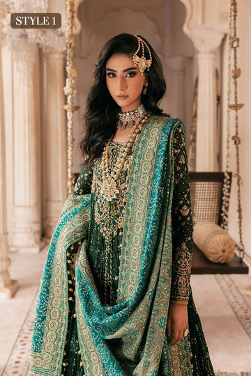 AIK | WEDDING FESTIVE ’26 VOL. 1 - LOOK 04 | STYLE 01 | KALIDAR WITH CRUSHED FROCK
