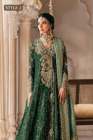 AIK | WEDDING FESTIVE ’26 VOL. 1 - LOOK 04 | STYLE 02 | ANGRAKHA WITH CRUSHED SHARARA