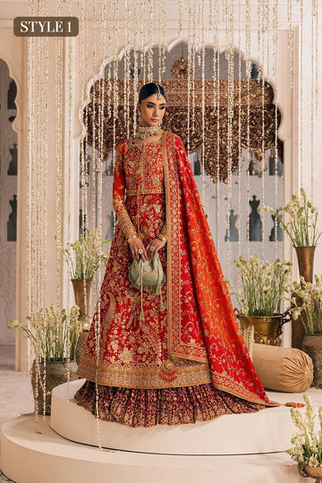 AIK | WEDDING FESTIVE ’26 VOL. 1 - LOOK 05 | STYLE 01 | KOTI KALIDAR WITH CRUSHED FARSHI GHARARA