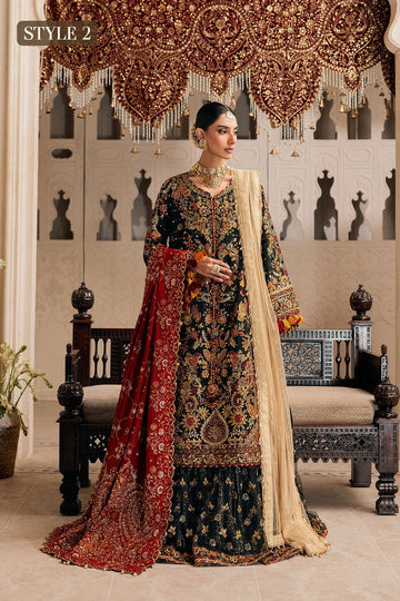 AIK | WEDDING FESTIVE ’26 VOL. 1 - LOOK 06 | STYLE 02 | SIDE SLIT LONG SHIRT WITH CRUSHED FROCK