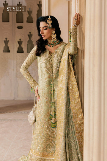 AIK | WEDDING FESTIVE ’26 VOL. 1 - LOOK 07 | STYLE 01 | LONG SHIRT WITH CRUSHED SHARARA