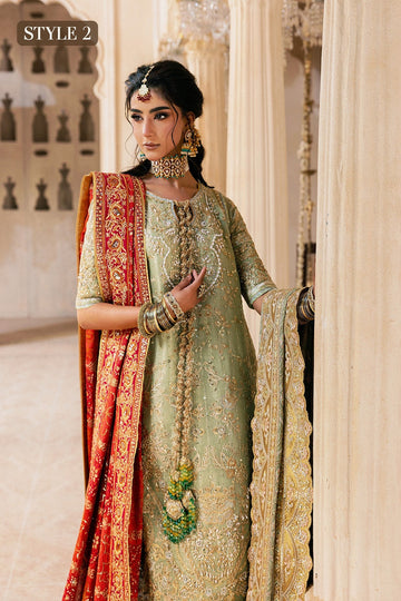 AIK | WEDDING FESTIVE ’26 VOL. 1 - LOOK 07 | STYLE 02 | HYDERABADI SHIRT WITH GHARARA