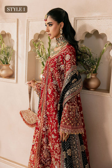 AIK | WEDDING FESTIVE ’26 VOL. 1 - LOOK 08 | STYLE 01 | OPEN FRONT LONG SHIRT WITH CRUSHED SHARARA