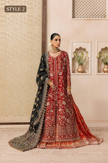 AIK | WEDDING FESTIVE ’26 VOL. 1 - LOOK 08 | STYLE 02 | OPEN FRONT LONG SHIRT WITH FARSHI GHARARA