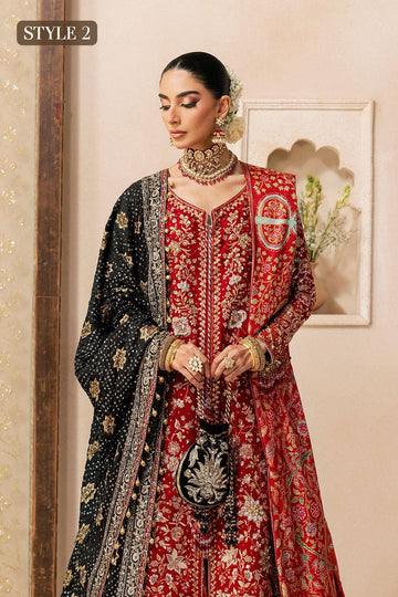 AIK | WEDDING FESTIVE ’26 VOL. 1 - LOOK 08 | STYLE 02 | OPEN FRONT LONG SHIRT WITH FARSHI GHARARA