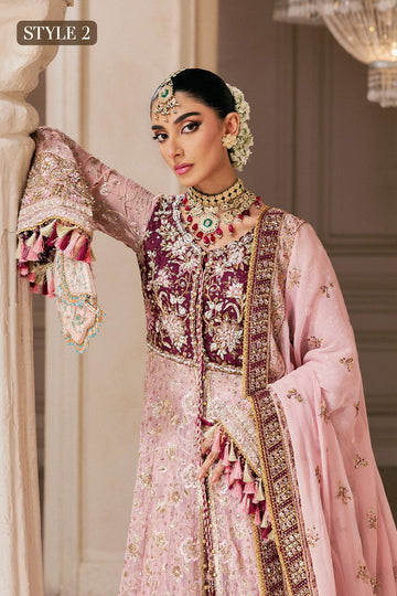 AIK | WEDDING FESTIVE ’26 VOL. 1 - LOOK 10 | STYLE 02 | KALIDAR OPEN FRONT WITH CRUSHED SHARARA