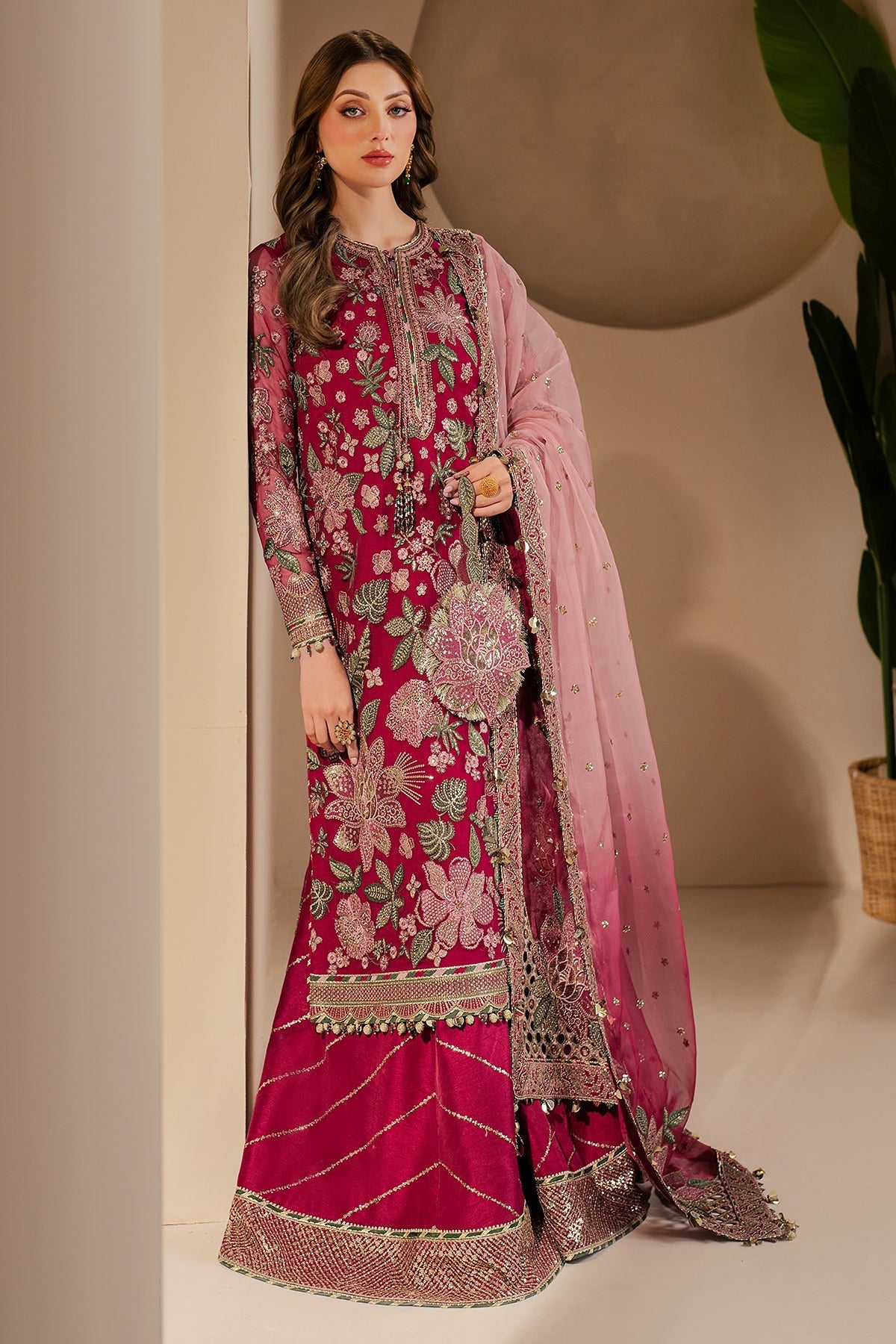 JAZMIN | WEDDING FORMALS'25 | EMBROIDERED CHIFFON WF'25-03