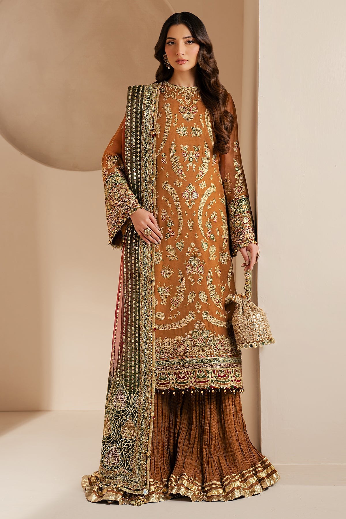 JAZMIN | WEDDING FORMALS'25 | EMBROIDERED CHIFFON WF'25-08
