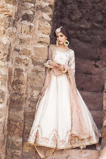 MAHA WAJAHAT | FORMAL | WHITE MAXI