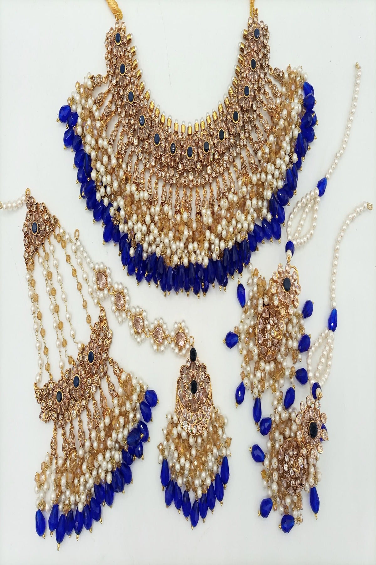 HS | JEWELLERY | BRIDAL SET | BLUE BRIDAL SET